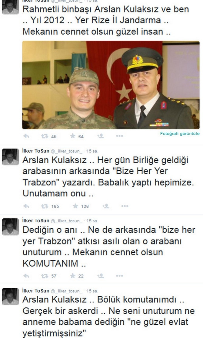 Rize’de Görev Yapan Trabzonlu Askerden Duygulandıran Şehit Kulaksız Mesa 24