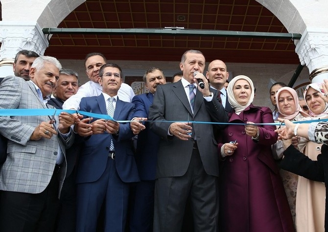 Erdoğan Kıbledağı Hacı Hafız Yusuf Yılmaz Camii'ni Açtı 6