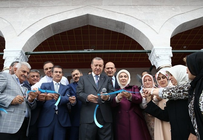 Erdoğan Kıbledağı Hacı Hafız Yusuf Yılmaz Camii'ni Açtı 7