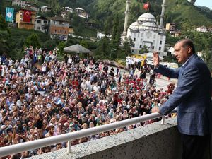 Cumhurbaşkanı Erdoğan Büyükköy'de