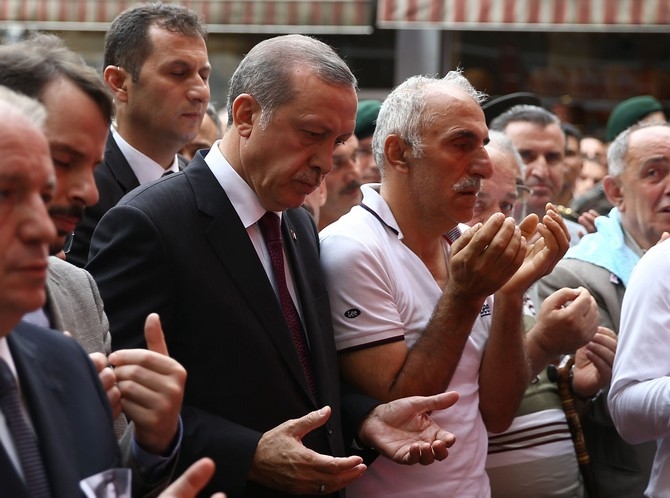Erdoğan Şehit Ahmet Çamur'un Cenazesine Katıldı 2