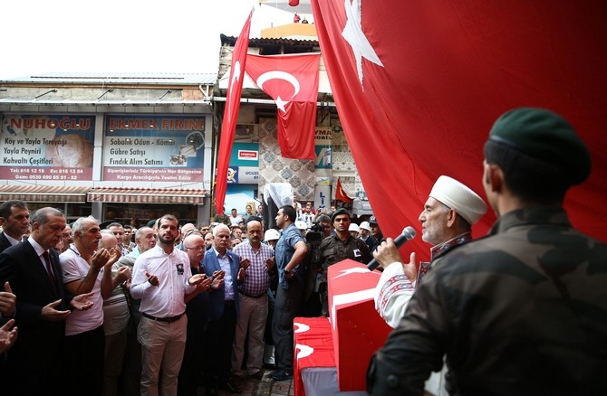 Erdoğan Şehit Ahmet Çamur'un Cenazesine Katıldı 3