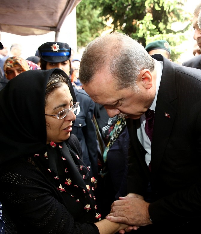 Erdoğan Şehit Ahmet Çamur'un Cenazesine Katıldı 6