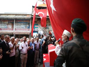 Erdoğan Şehit Ahmet Çamur'un Cenazesine Katıldı