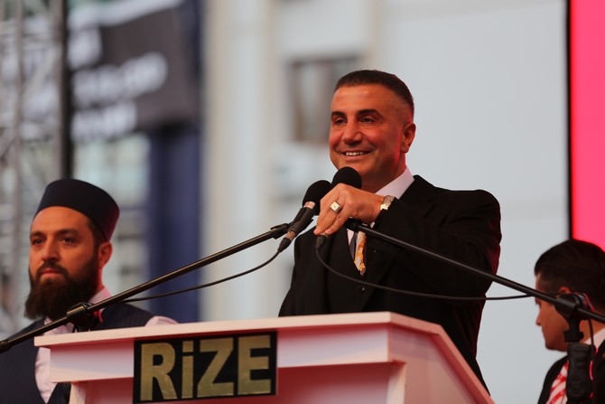 Rize, Sedat Peker'i Bağrına Bastı 108