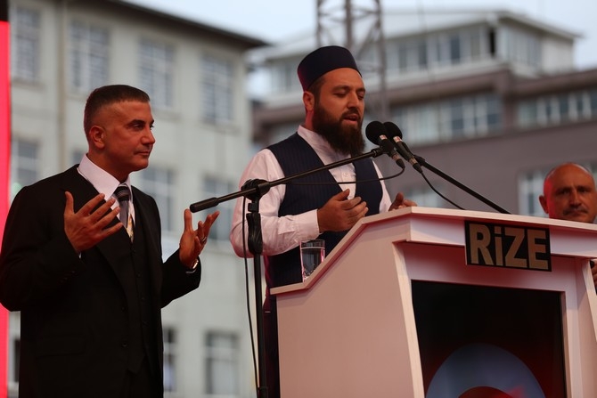 Rize, Sedat Peker'i Bağrına Bastı 118