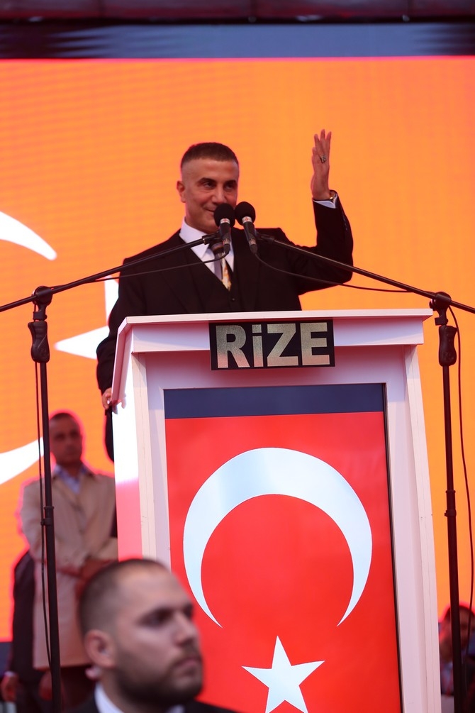 Rize, Sedat Peker'i Bağrına Bastı 124
