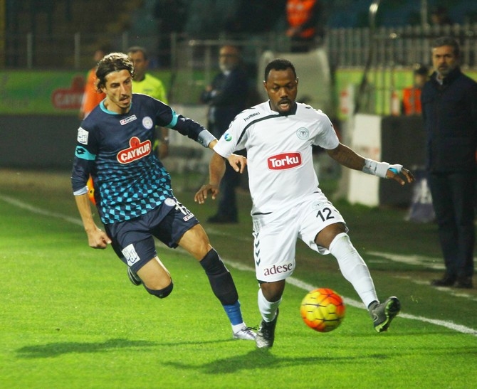 Rizespor-Konyaspor Maçı Fotoğrafları 12