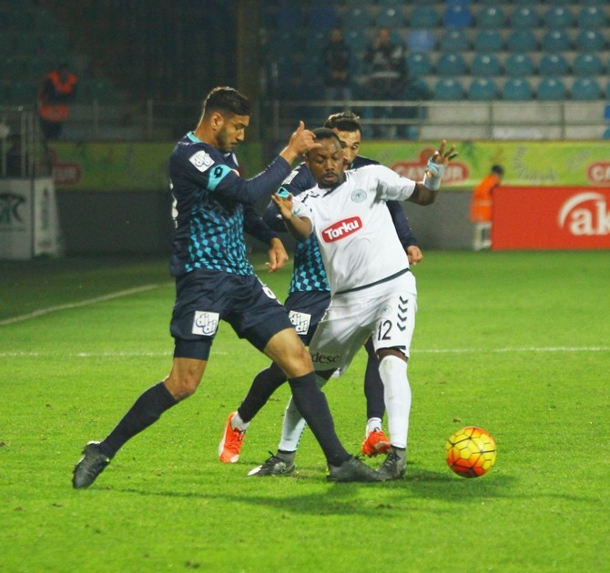 Rizespor-Konyaspor Maçı Fotoğrafları 17