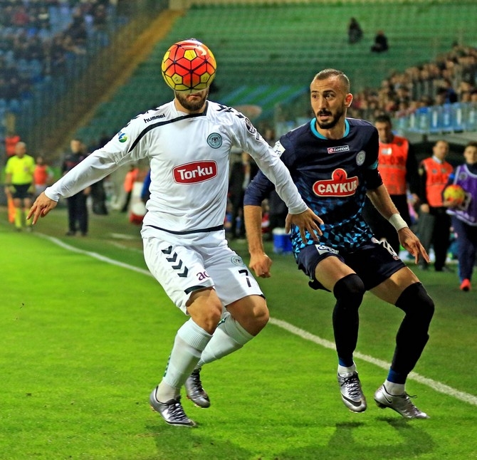 Rizespor-Konyaspor Maçı Fotoğrafları 24