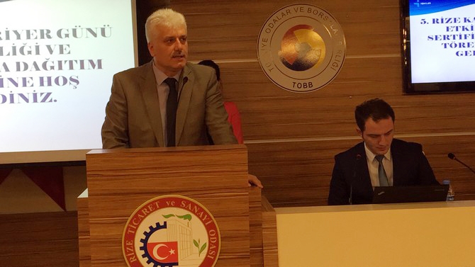 Rize'de 5. Kariyer Günleri Sertifika Töreni 6