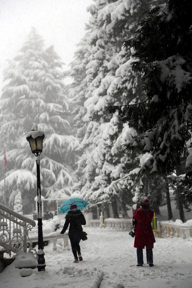 Trabzon'dan kar manzarası 10