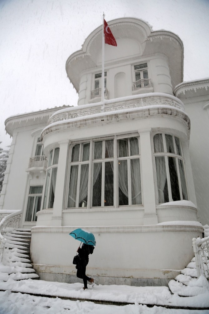 Trabzon'dan kar manzarası 15