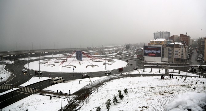 Trabzon'dan kar manzarası 2