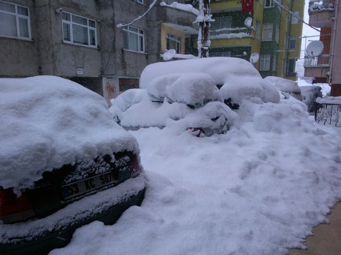 Rize'de Kar Yağışı Etkisini Sürdürüyor 35