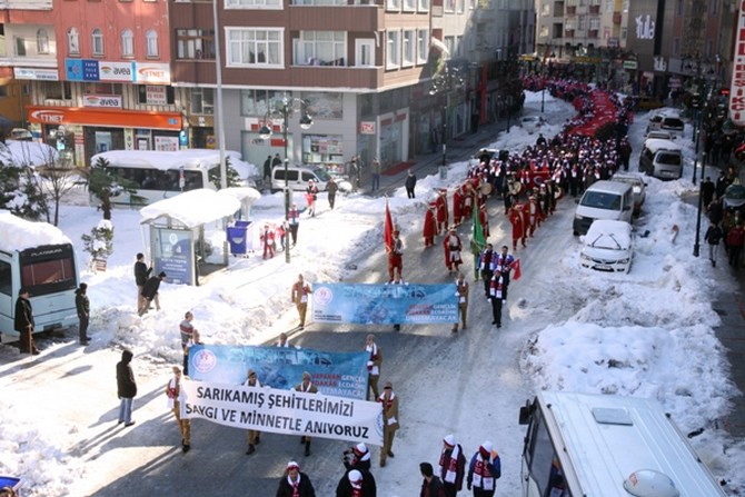Rize, Sarıkamış Şehitleri İçin Tekbirlerle Yürüdü 12