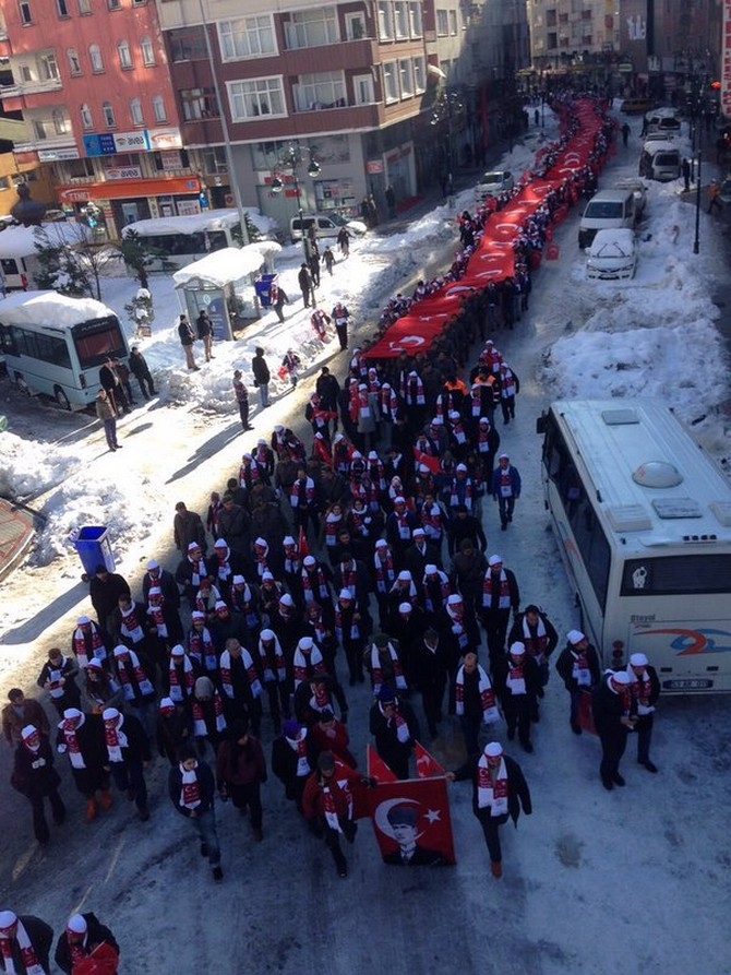 Rize, Sarıkamış Şehitleri İçin Tekbirlerle Yürüdü 24