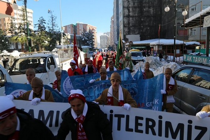 Rize, Sarıkamış Şehitleri İçin Tekbirlerle Yürüdü 27