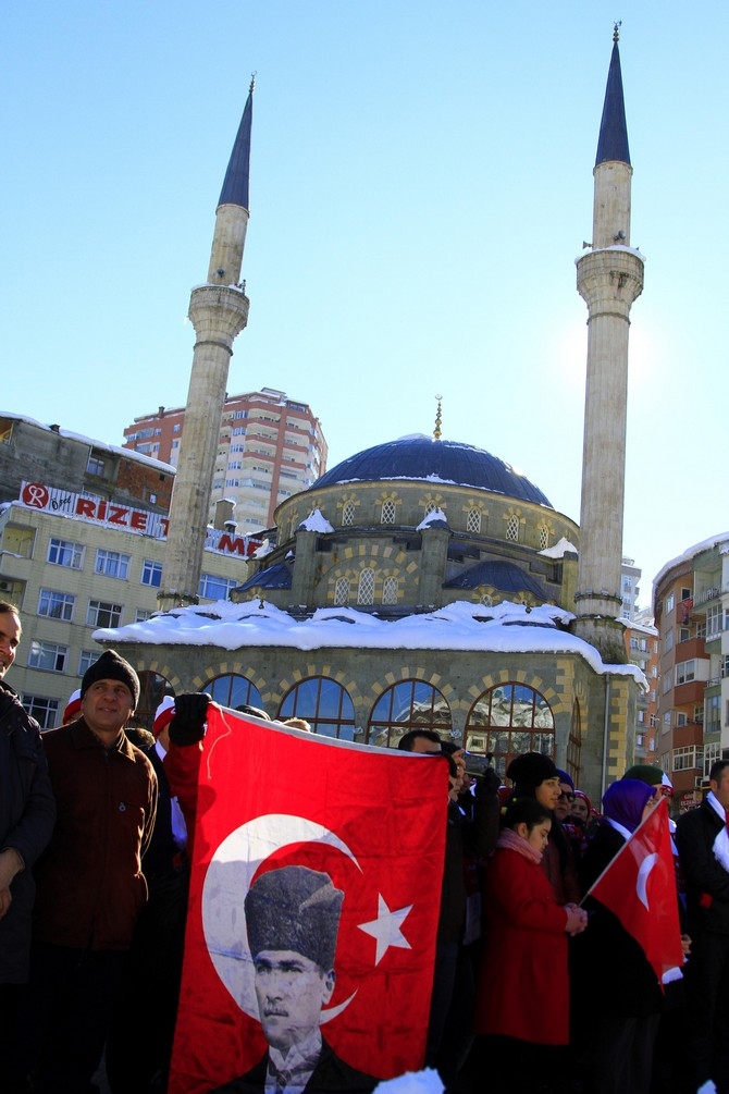 Rize, Sarıkamış Şehitleri İçin Tekbirlerle Yürüdü 3