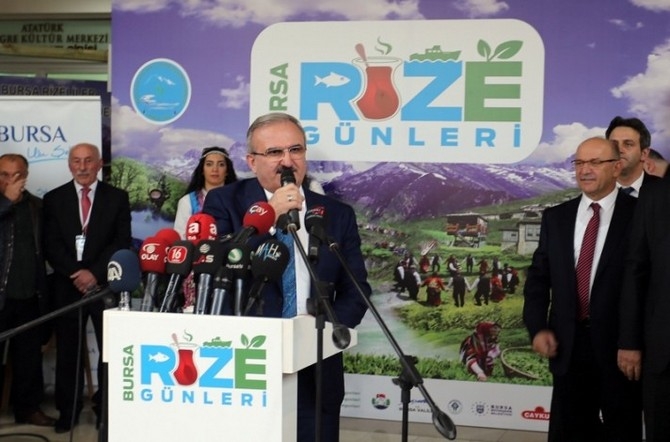 Bursa Rize Günlerine Çay Makaslı Açılış 25