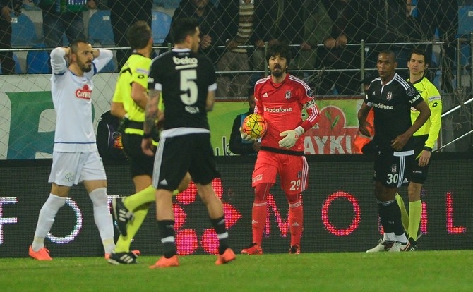 Rizespor-Beşiktaş Maç Fotoğrafları 45