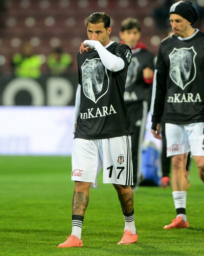 Trabzonspor - Beşiktaş Maçında "teröre lanet olsun #anKARA" 8