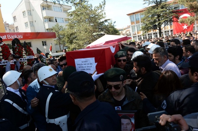 Şehit Özel Hareket Polisi İnan, Son Yolculuğuna Uğurlandı 19