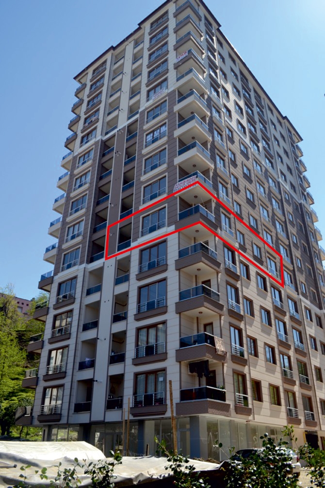 Rize'de Araştırma Hastanesi Yolunda Satılık Daireler 1