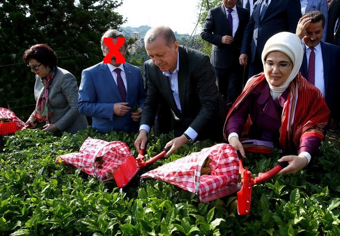 Cumhurbaşkanı Erdoğan, Çay Bahçesine Girdi Çay Kesti 11
