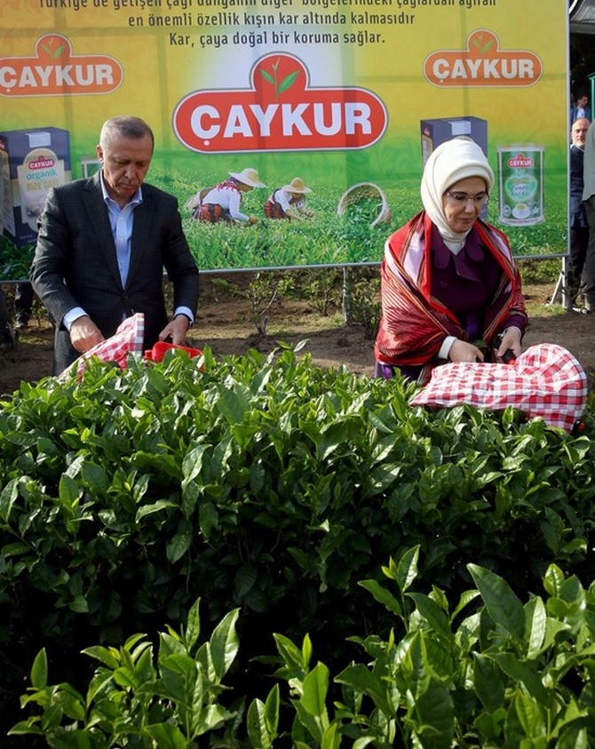 Cumhurbaşkanı Erdoğan, Çay Bahçesine Girdi Çay Kesti 27