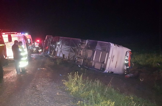 Yozgat'ta Yolcu Otobüsü Devrildi: 3 Ölü, 30 Yaralı 1