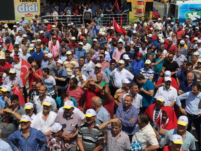 Rize’de Milli İrade Nöbeti Devam Ediyor‏ 1