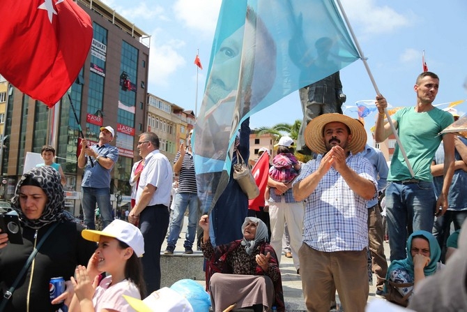 Rize’de Milli İrade Nöbeti Devam Ediyor‏ 10