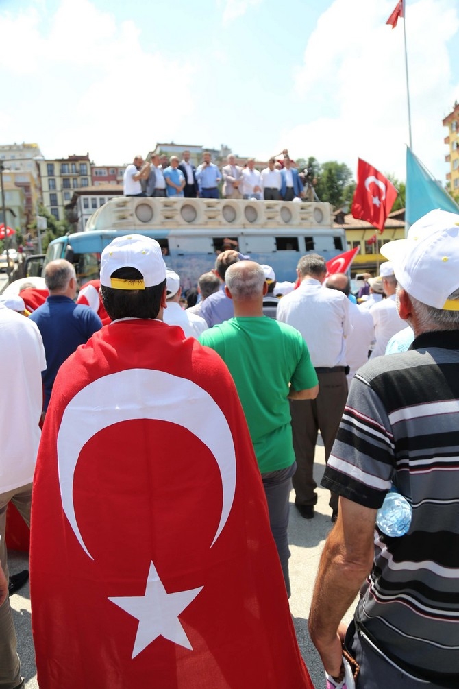 Rize’de Milli İrade Nöbeti Devam Ediyor‏ 14