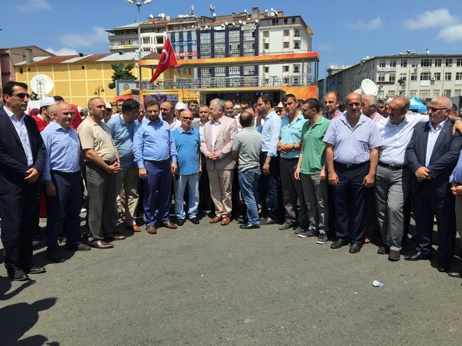 Rize’de Milli İrade Nöbeti Devam Ediyor‏ 18