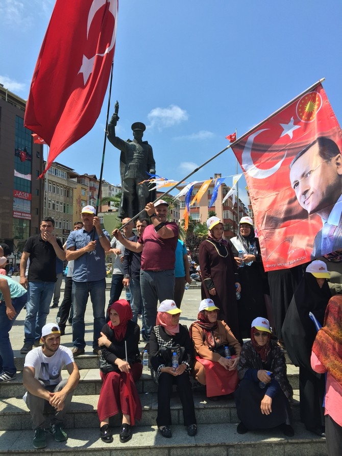 Rize’de Milli İrade Nöbeti Devam Ediyor‏ 19