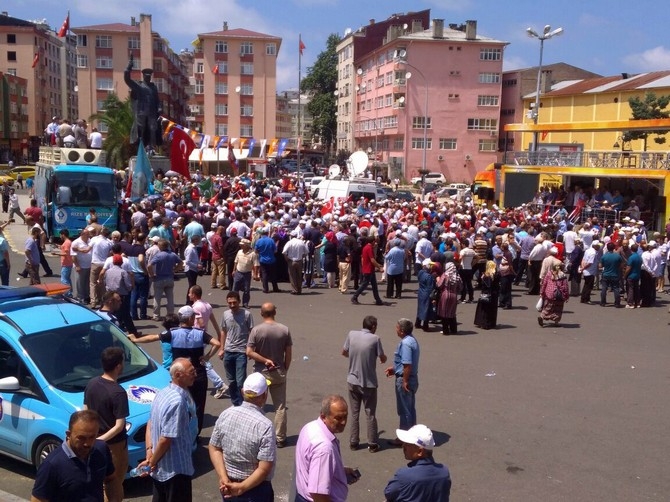 Rize’de Milli İrade Nöbeti Devam Ediyor‏ 4