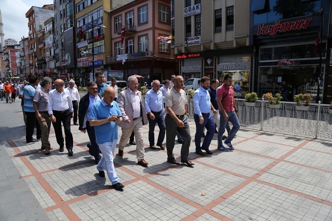 Rize’de Milli İrade Nöbeti Devam Ediyor‏ 5