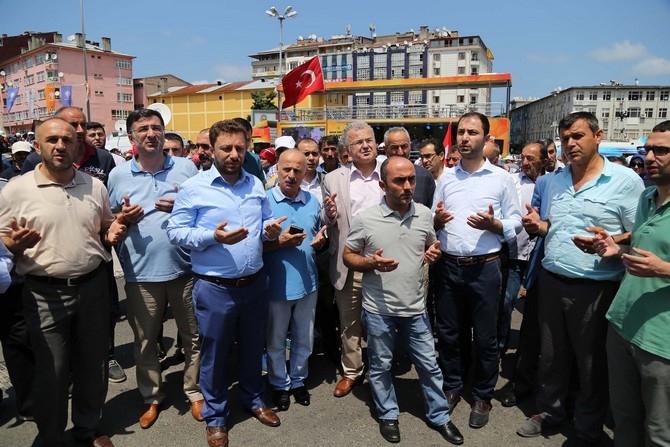 Rize’de Milli İrade Nöbeti Devam Ediyor‏ 6