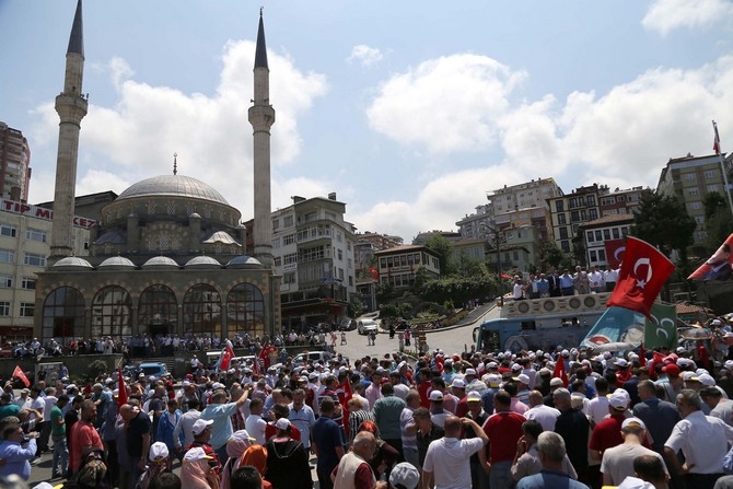 Rize’de Milli İrade Nöbeti Devam Ediyor‏ 8