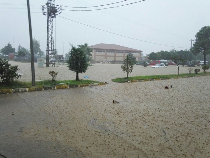 Trabzon ve Giresun'da şiddetli yağış 5
