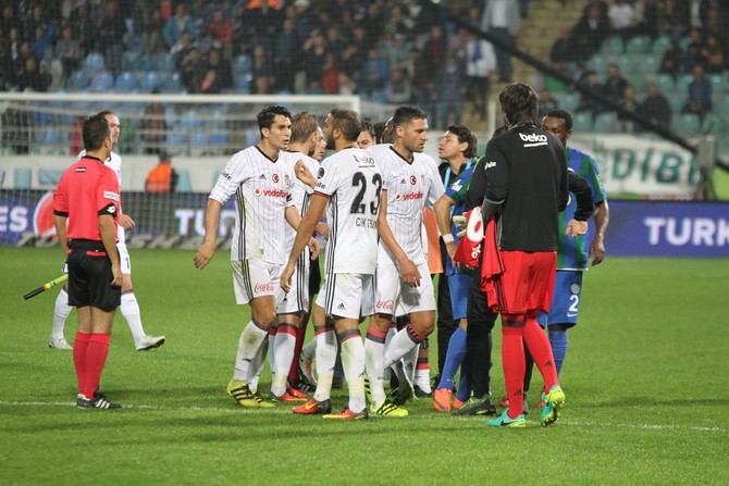 Rizespor-Beşiktaş Maçı Fotoğrafları 12