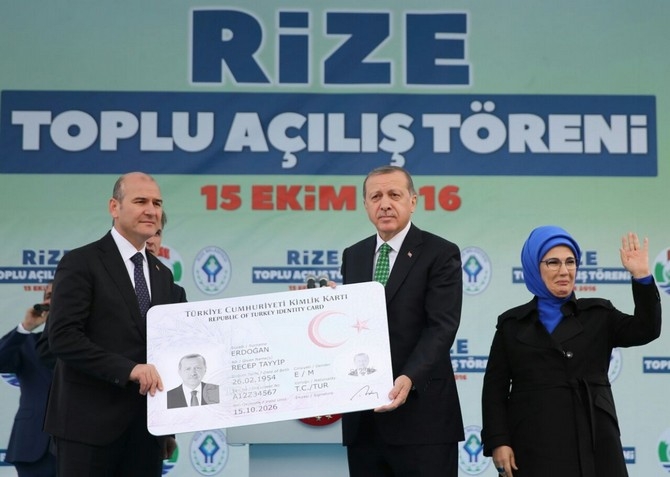 Cumhurbaşkanı Erdoğan Rize'de toplu açılış törenine katıldı 12