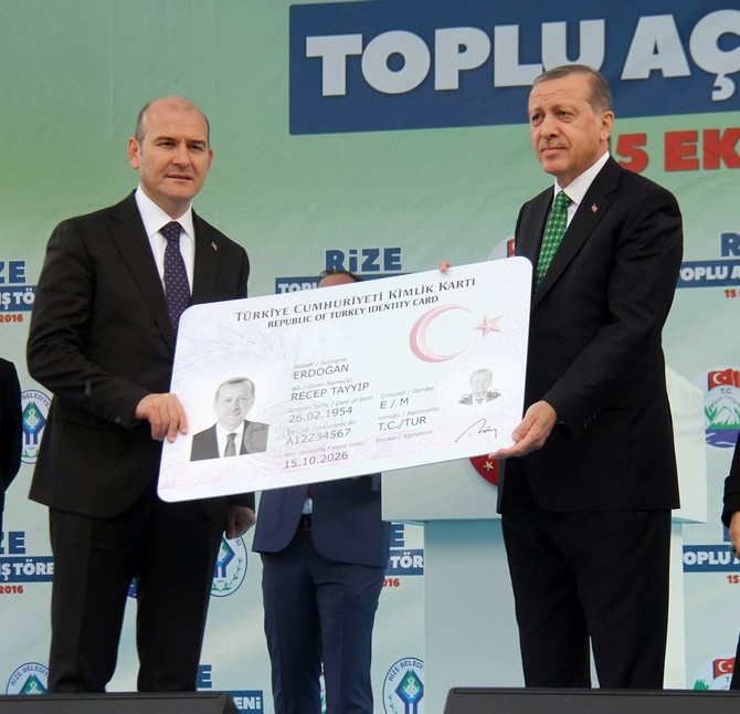 Cumhurbaşkanı Erdoğan Rize'de toplu açılış törenine katıldı 13