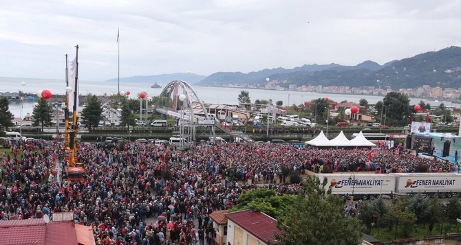 Cumhurbaşkanı Erdoğan Rize'de toplu açılış törenine katıldı 15
