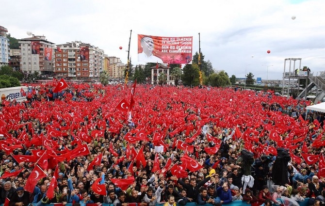 Cumhurbaşkanı Erdoğan Rize'de toplu açılış törenine katıldı 16