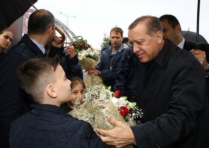 Cumhurbaşkanı Erdoğan Rize'de toplu açılış törenine katıldı 17