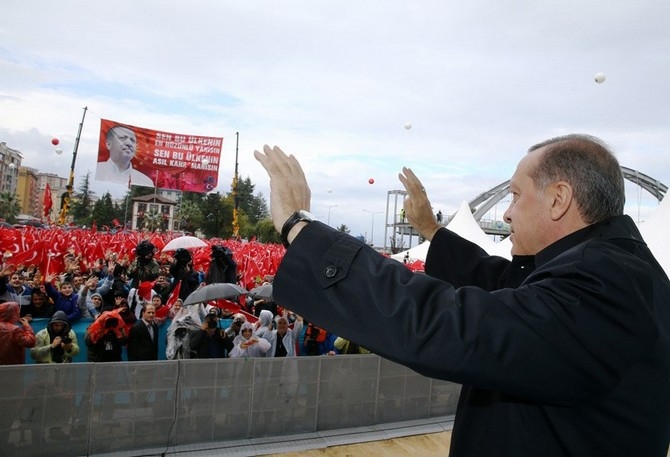Cumhurbaşkanı Erdoğan Rize'de toplu açılış törenine katıldı 19