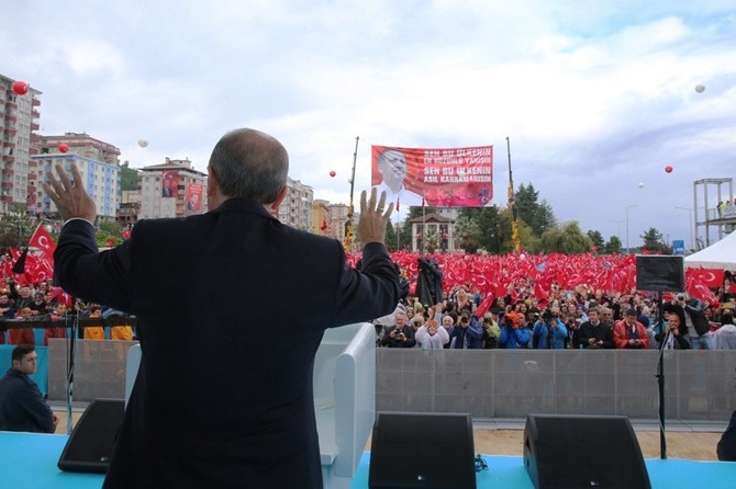 Cumhurbaşkanı Erdoğan Rize'de toplu açılış törenine katıldı 25