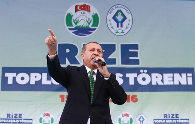 Cumhurbaşkanı Erdoğan Rize'de toplu açılış törenine katıldı 29